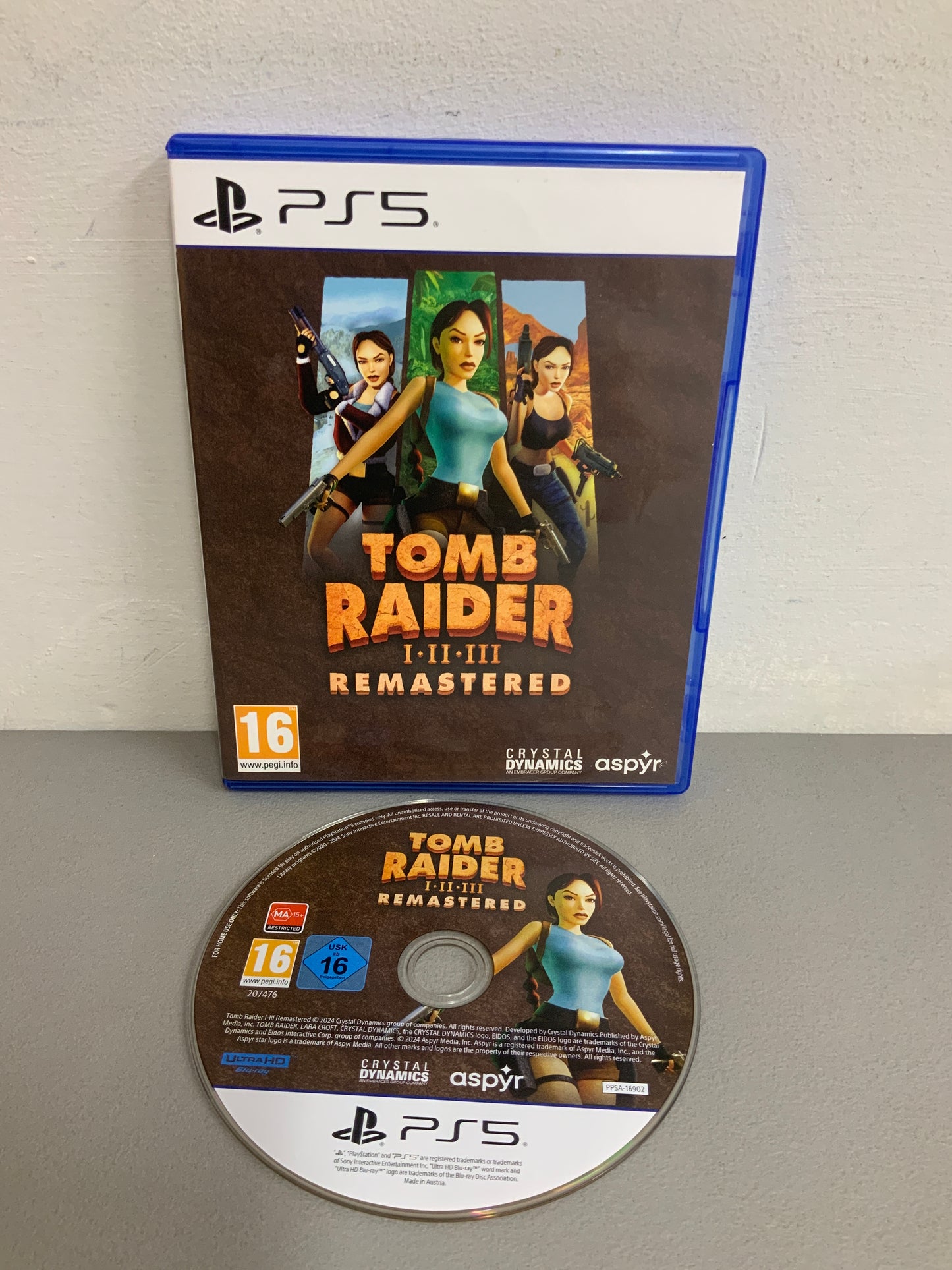 Tomb Raider 1 2 3 Remastered PS5
