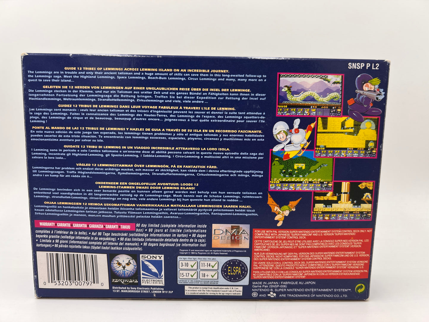 Lemmings Tribes 2 Super Nintendo