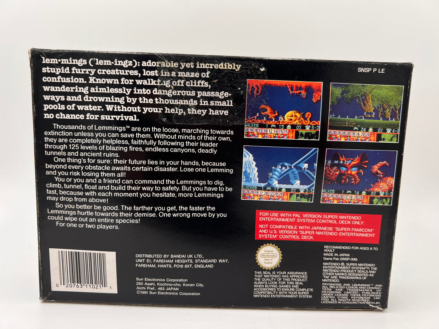 Lemmings Super Nintendo