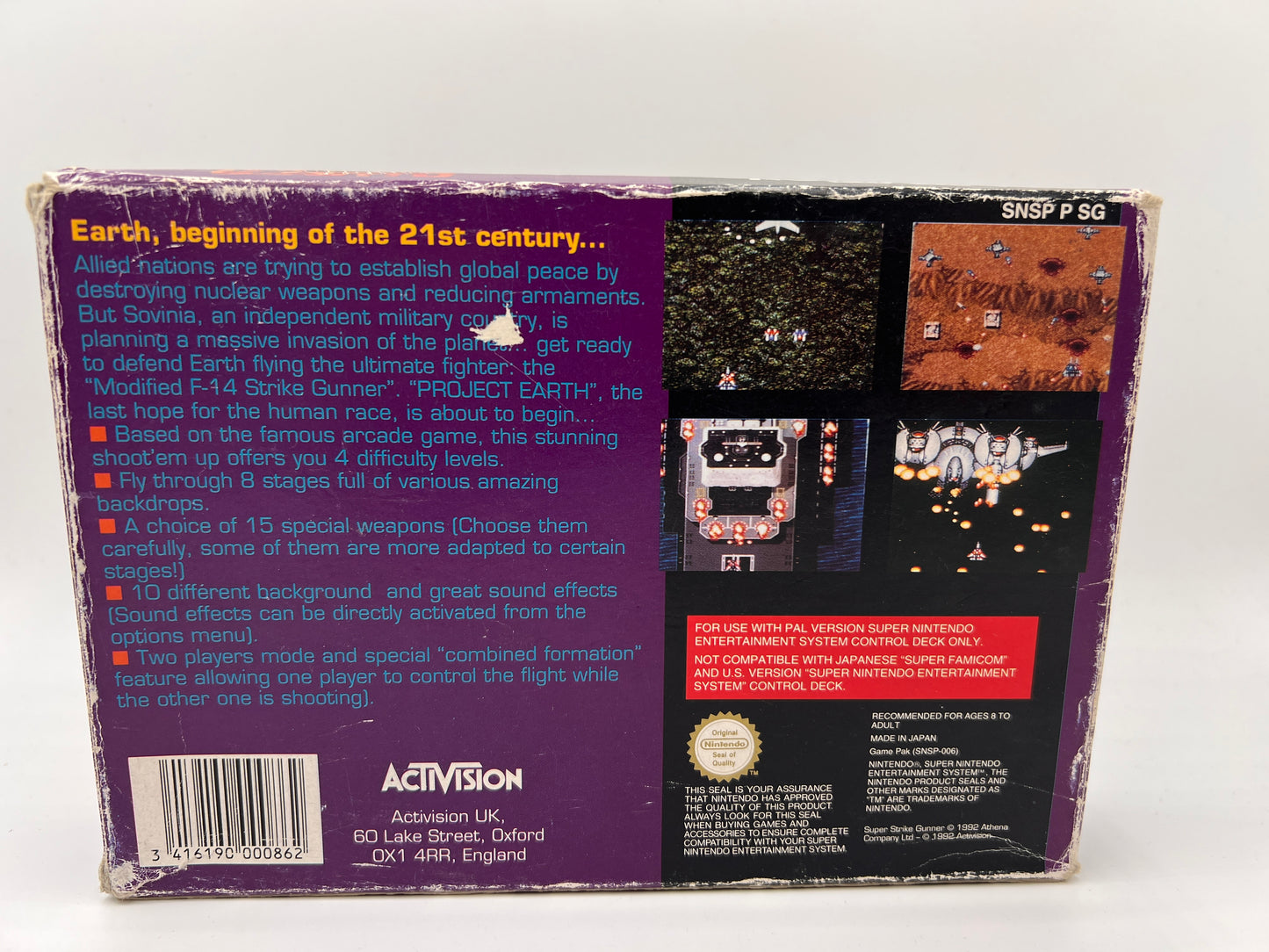 Super Strike Gunner Super Nintendo