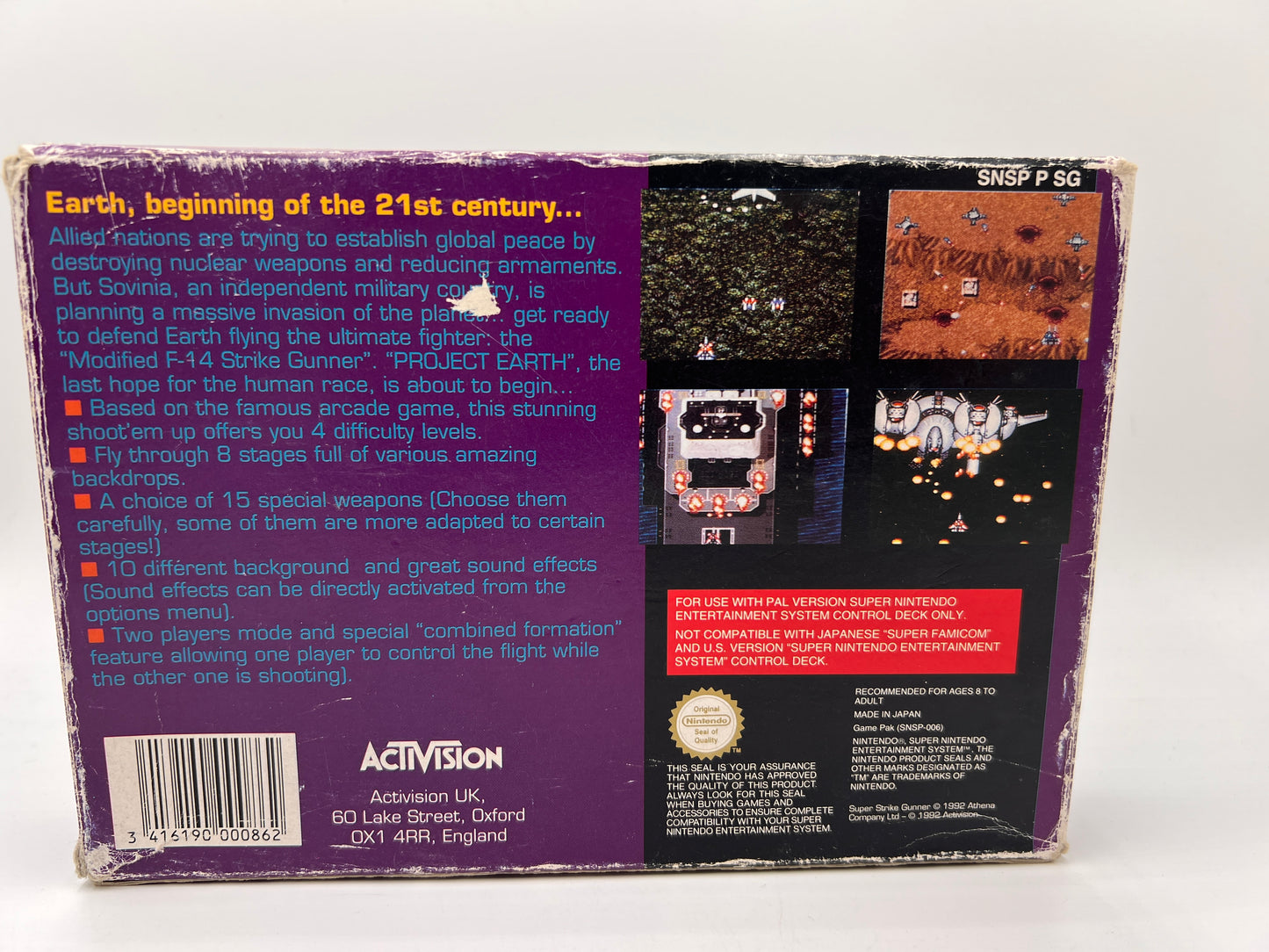 Super Strike Gunner Super Nintendo