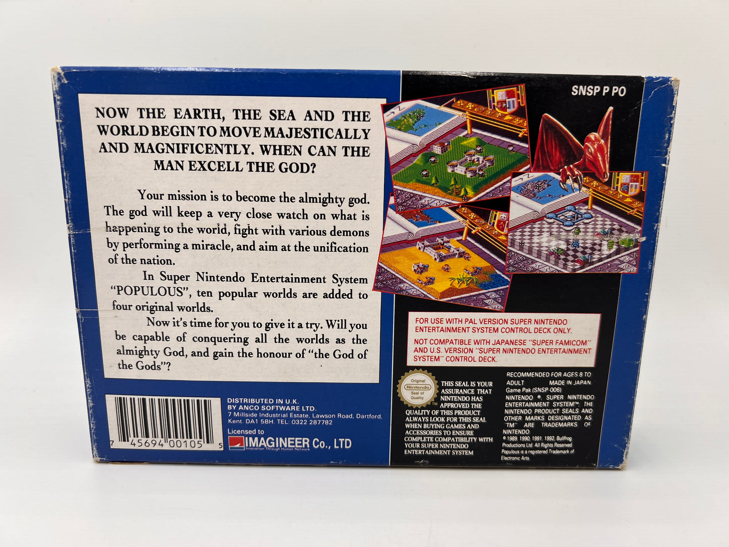 Populous Super Nintendo