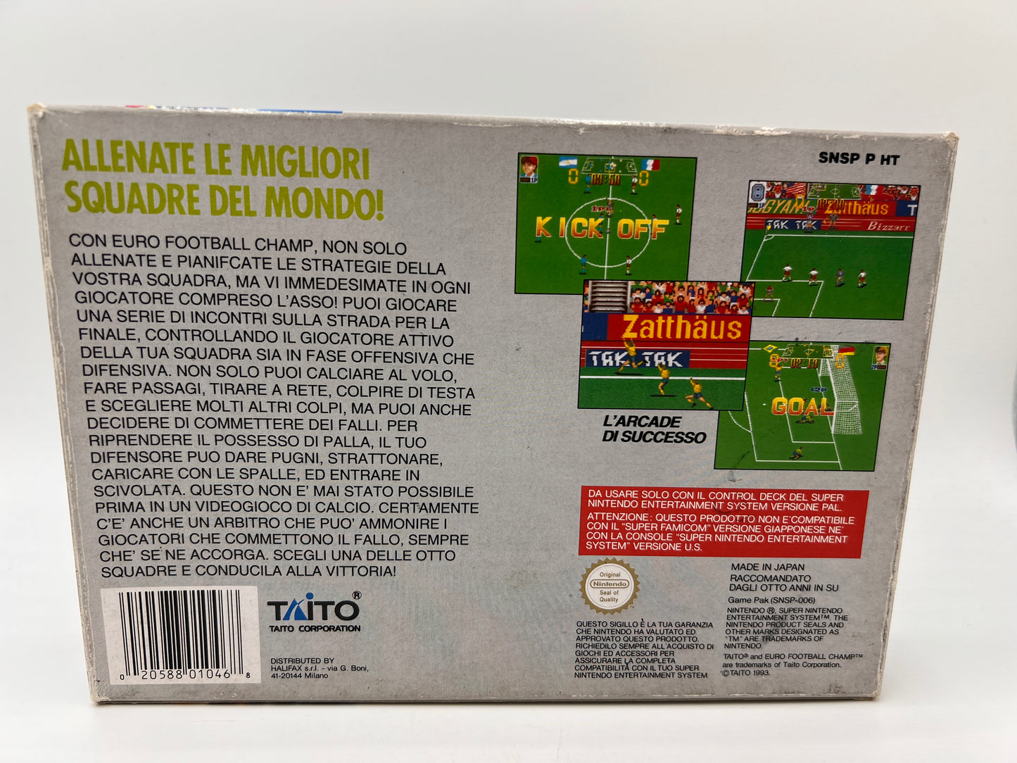 Euro Football Champ Super Nintendo