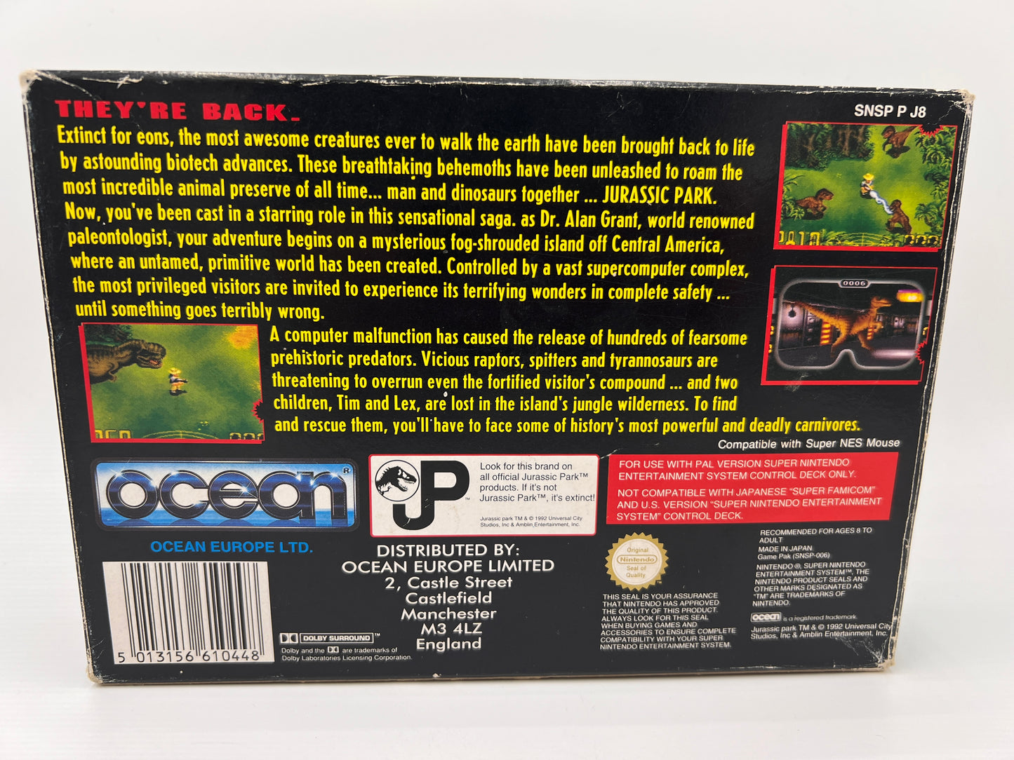 Jurassic Park Super Nintendo
