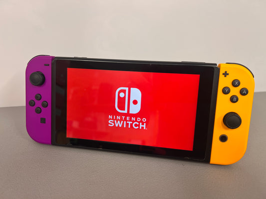 Nintendo Switch Console Neon Purple/Orange
