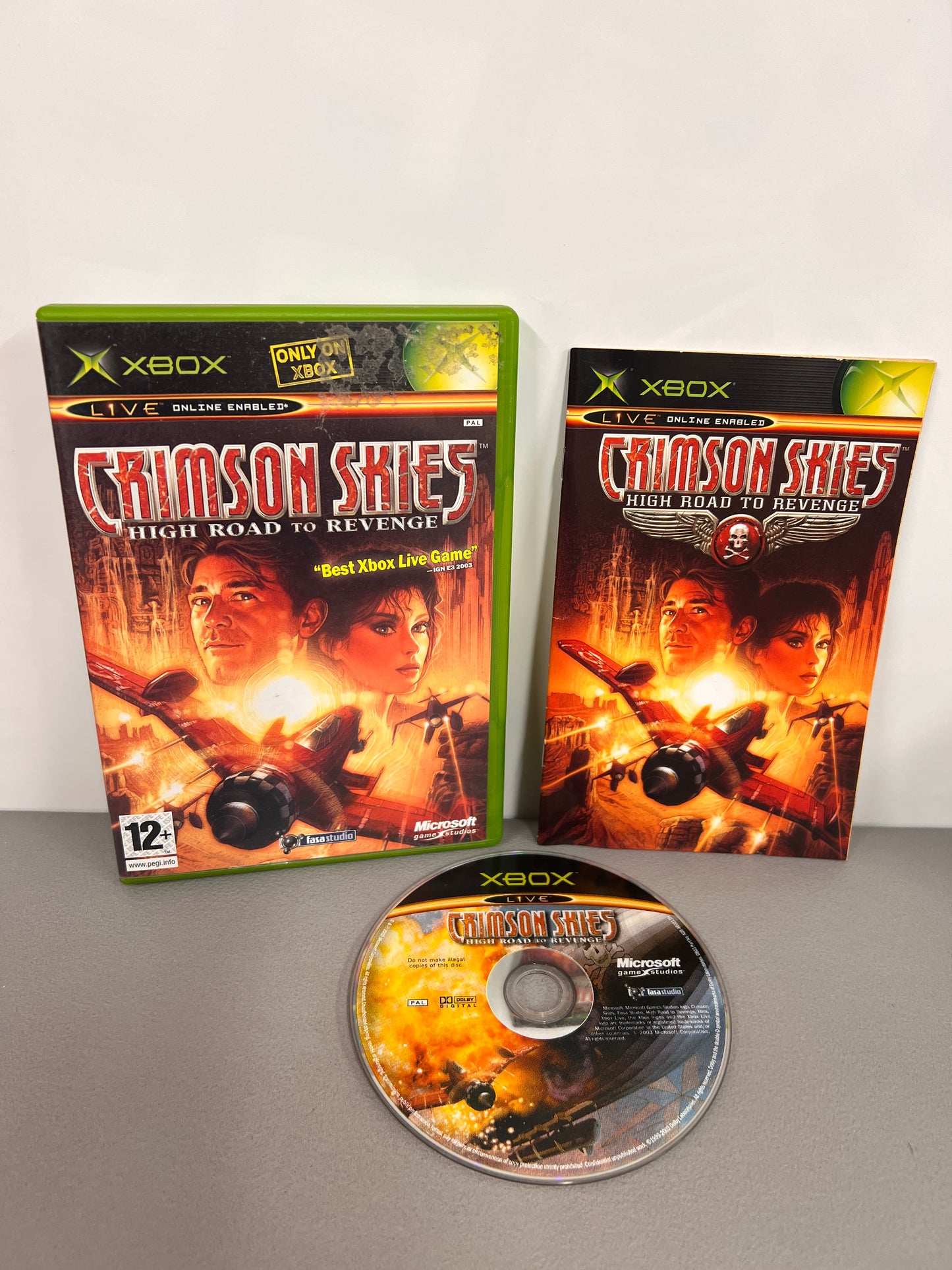 Crimson Skies High Road To Revenge Xbox