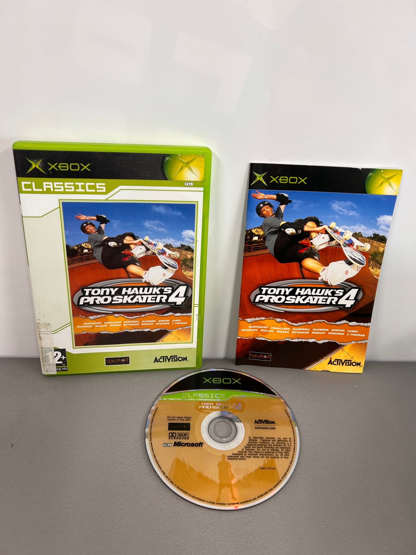 Tony Hawks Pro Skater 4 Classics Xbox