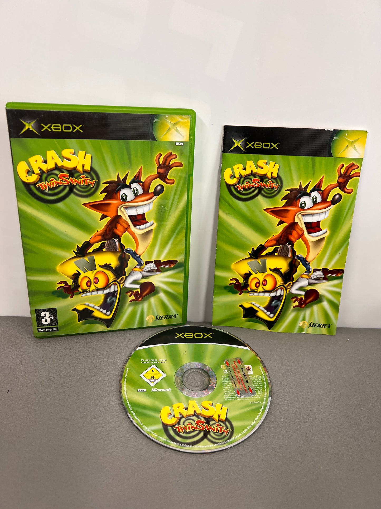 Crash Twin Sanity Xbox