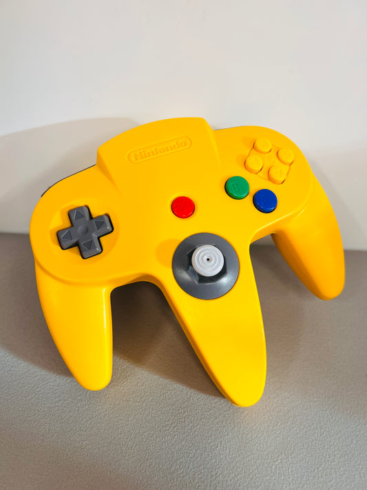 Nintendo 64 Yellow Controller