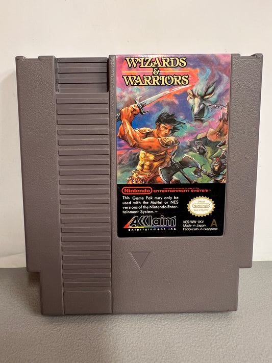 Nintendo Nes Wizards & Warriors