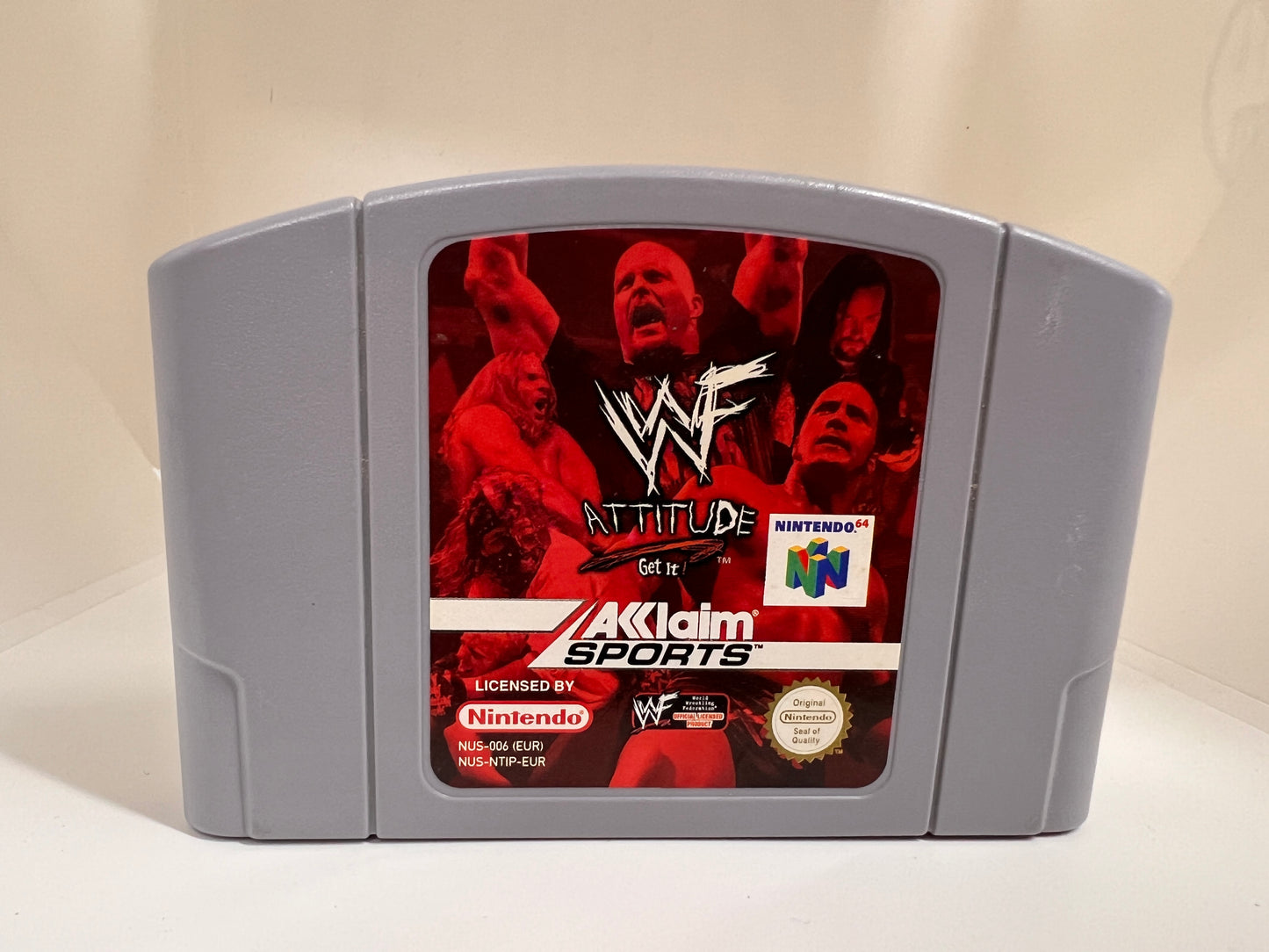 Nintendo 64 WWF Attitude Get It