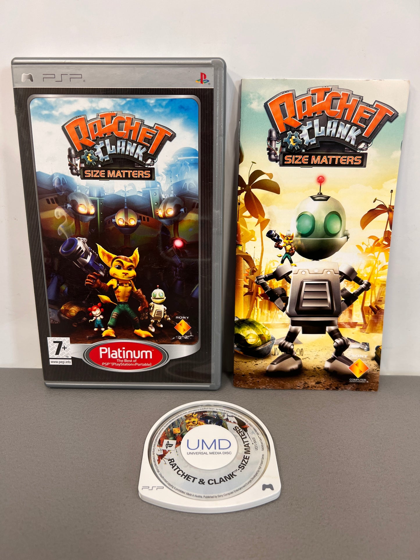 Sony PSP Ratchet & Clank Size Matters Platinum