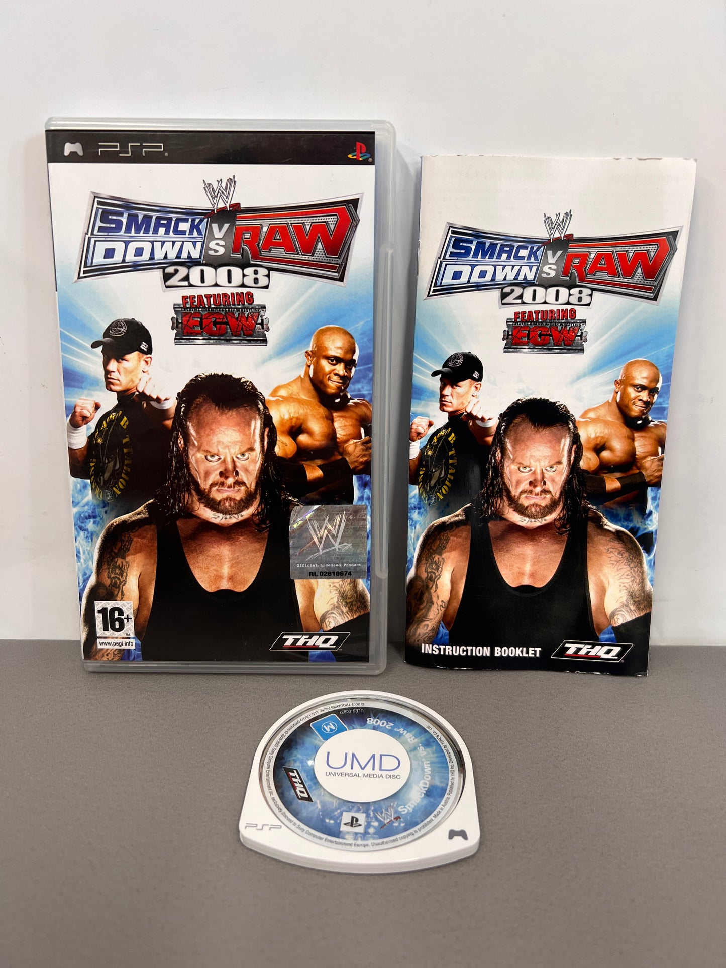 Sony PSP WW Smack Down VS Raw 2008