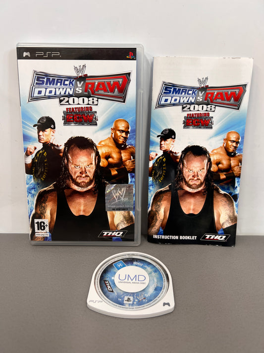 Sony PSP WW Smack Down VS Raw 2008