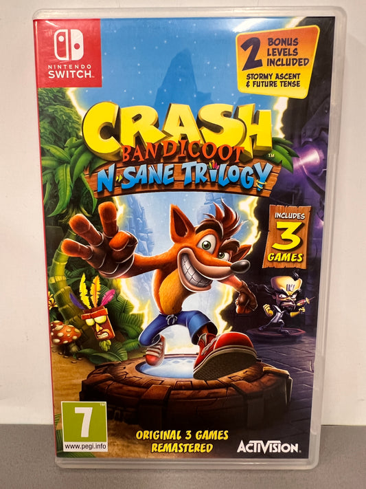 Crash Bandicoot N Sane Trilogy Nintendo Switch