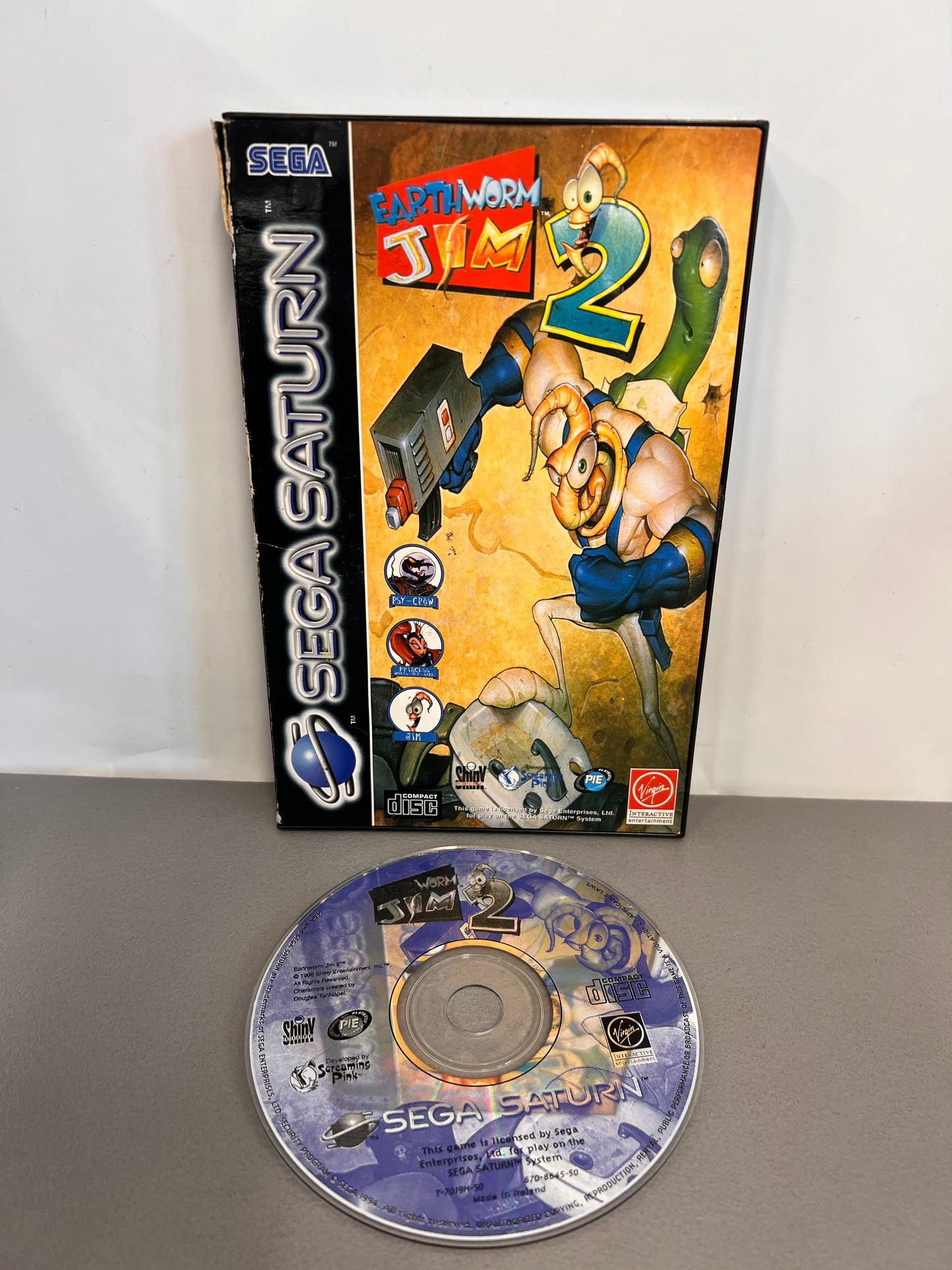 Sega Saturn Earthworm Jim 2
