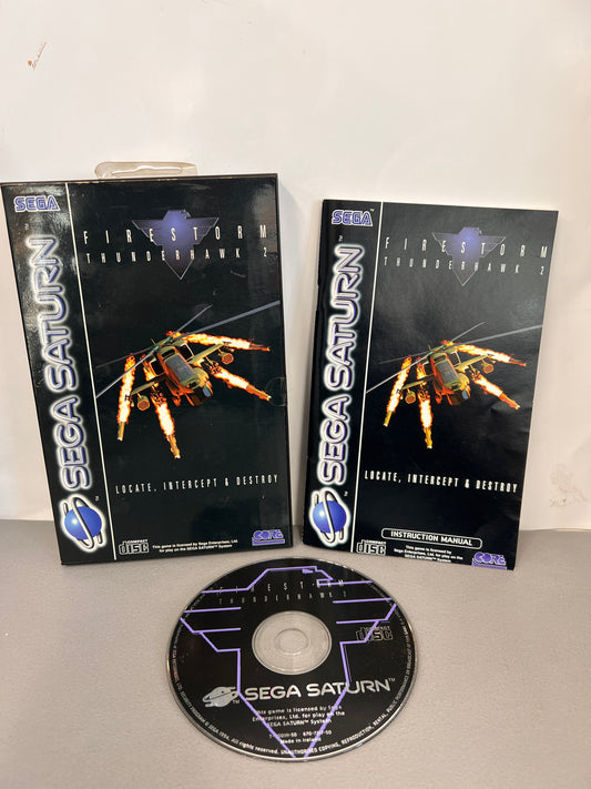 Sega Saturn Firestorm Thunderhawk 2