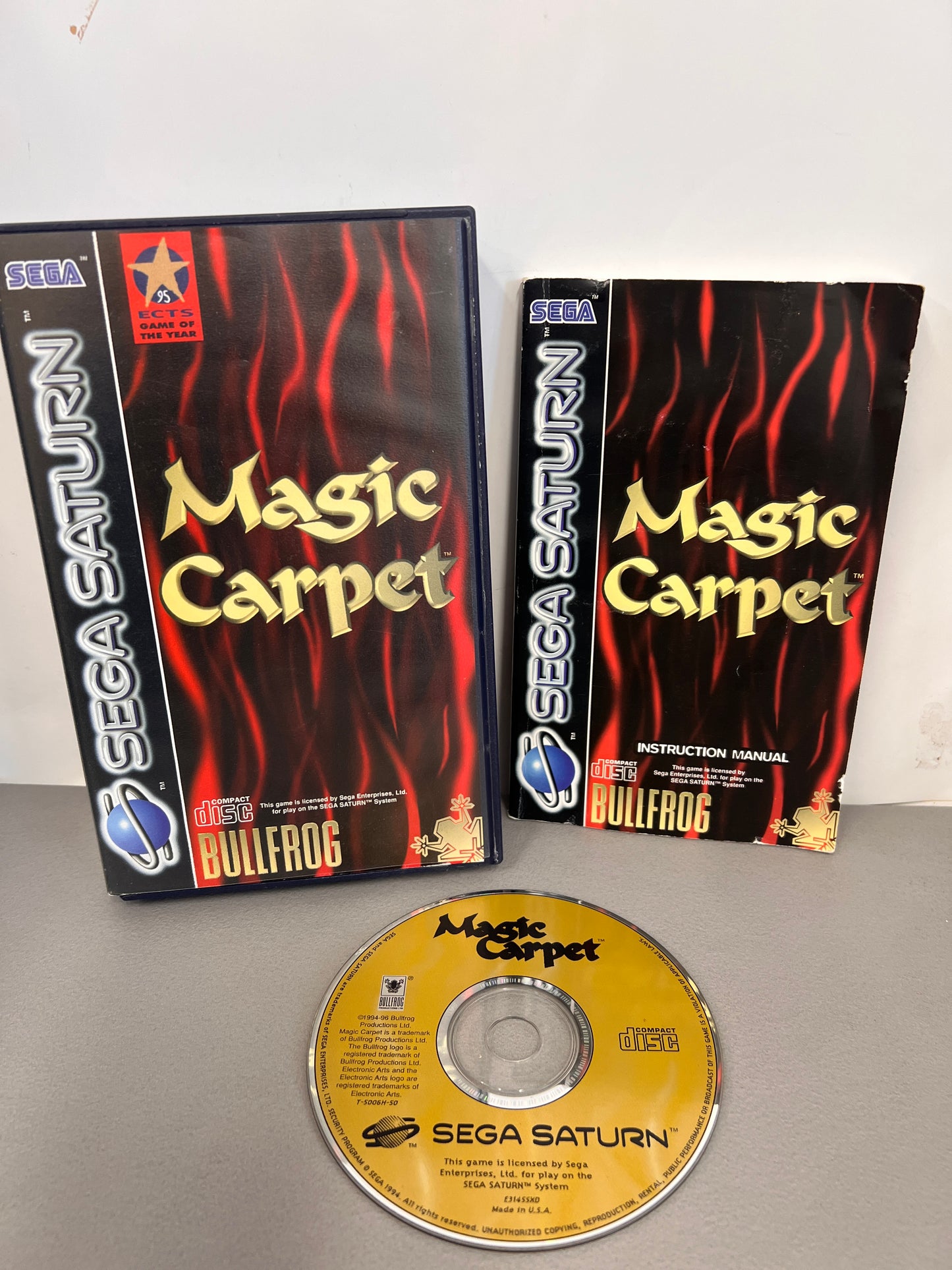Magic Carpet Sega Saturn