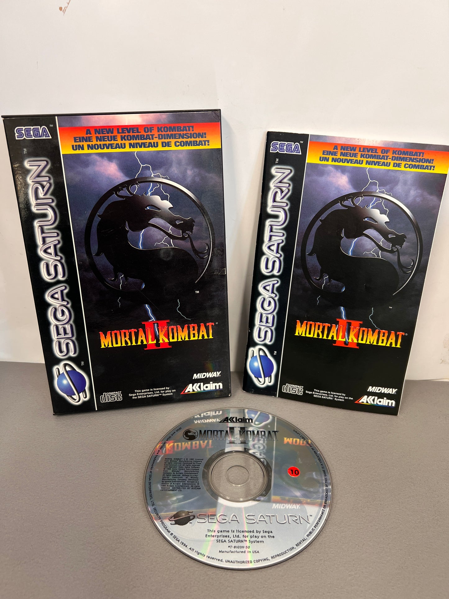 Mortal Kombat 2 Sega Saturn