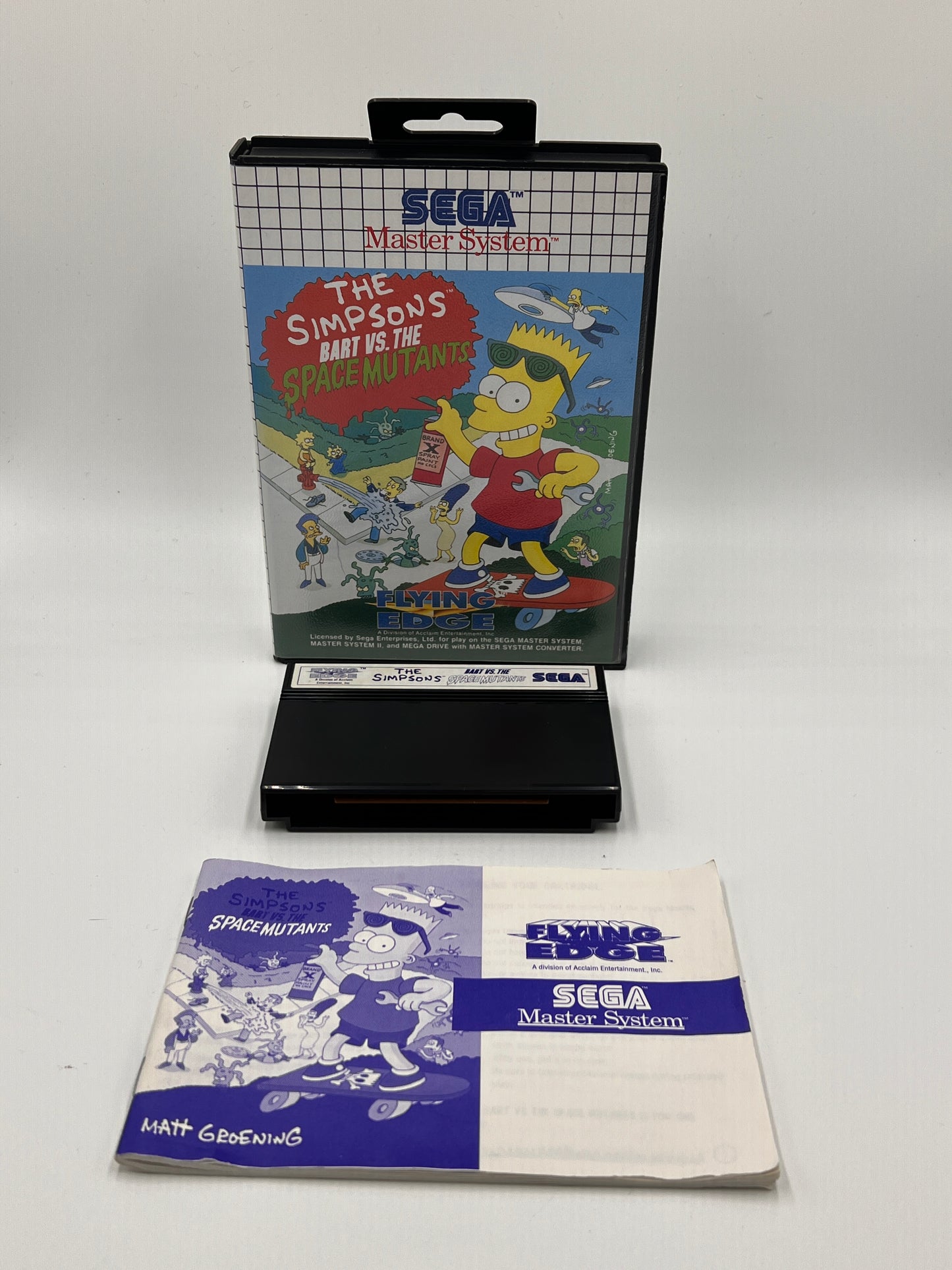 Sega Master System Simpsons Bart Vs Space