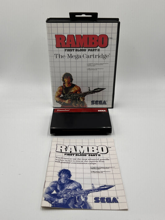 Sega Master System Rambo First Blood
