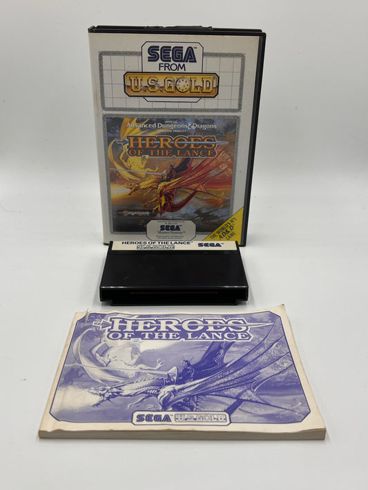Sega Master System Heroes Of The Lance