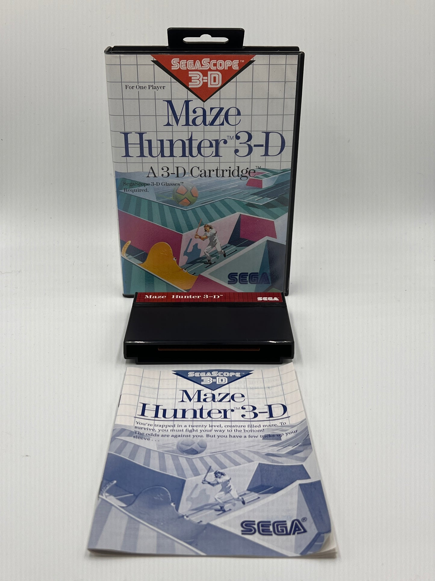 Sega Master System Maze Hunter 3D