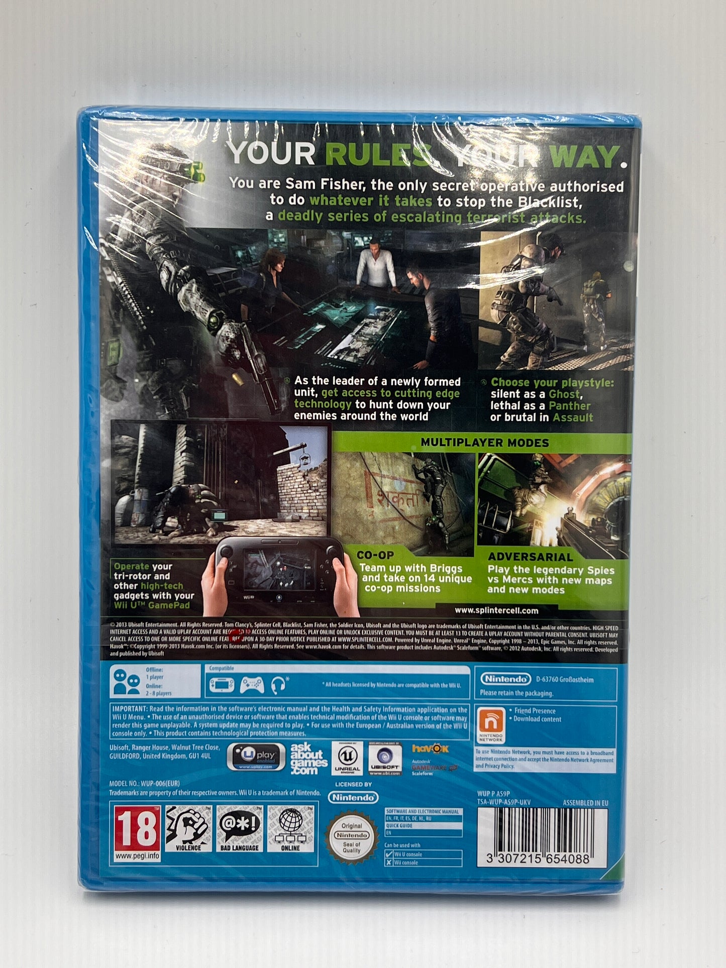 Nintendo Wii U Splinter Cell Blacklist
