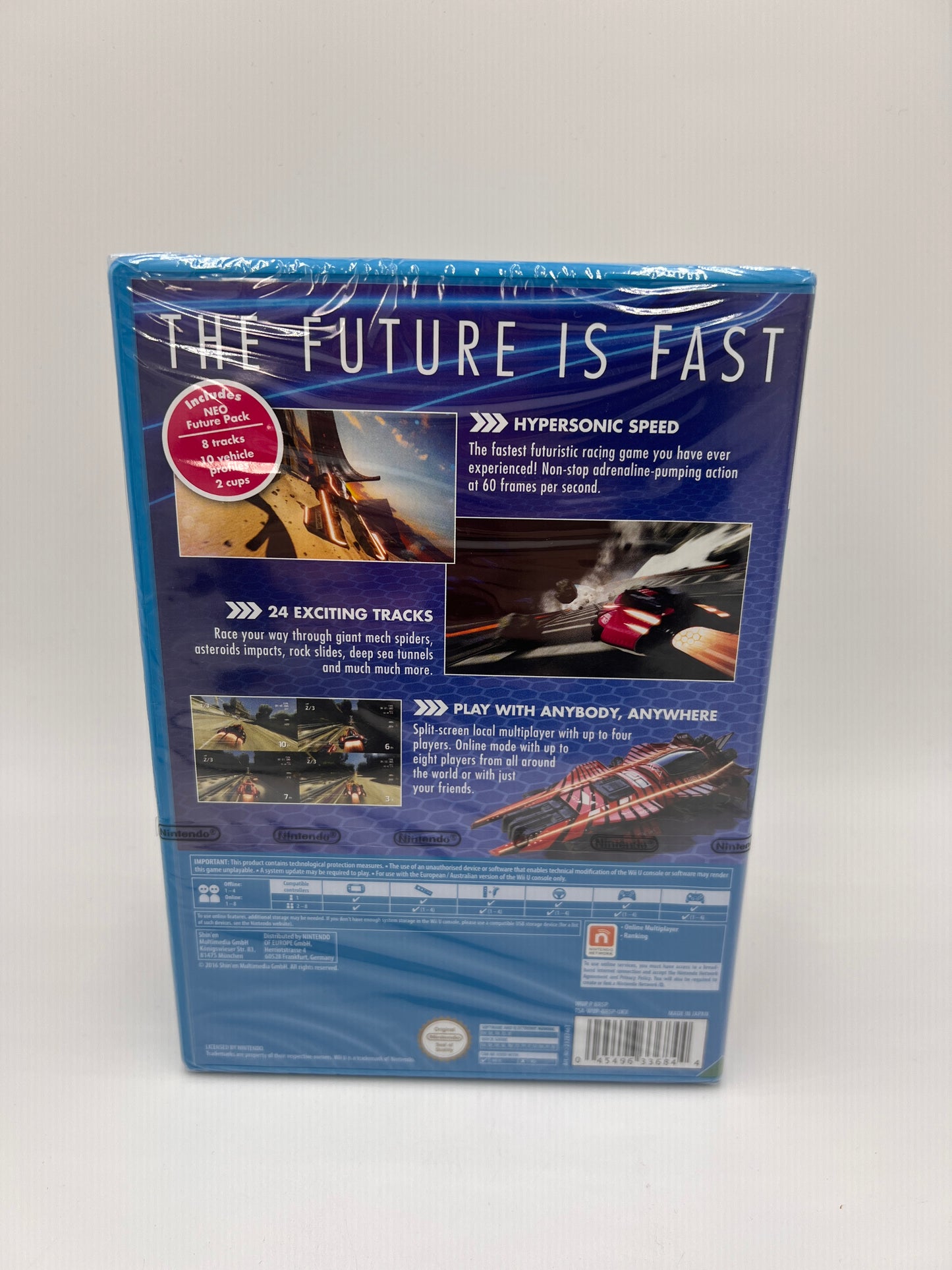 Nintendo Wii U Fast Racing NEW