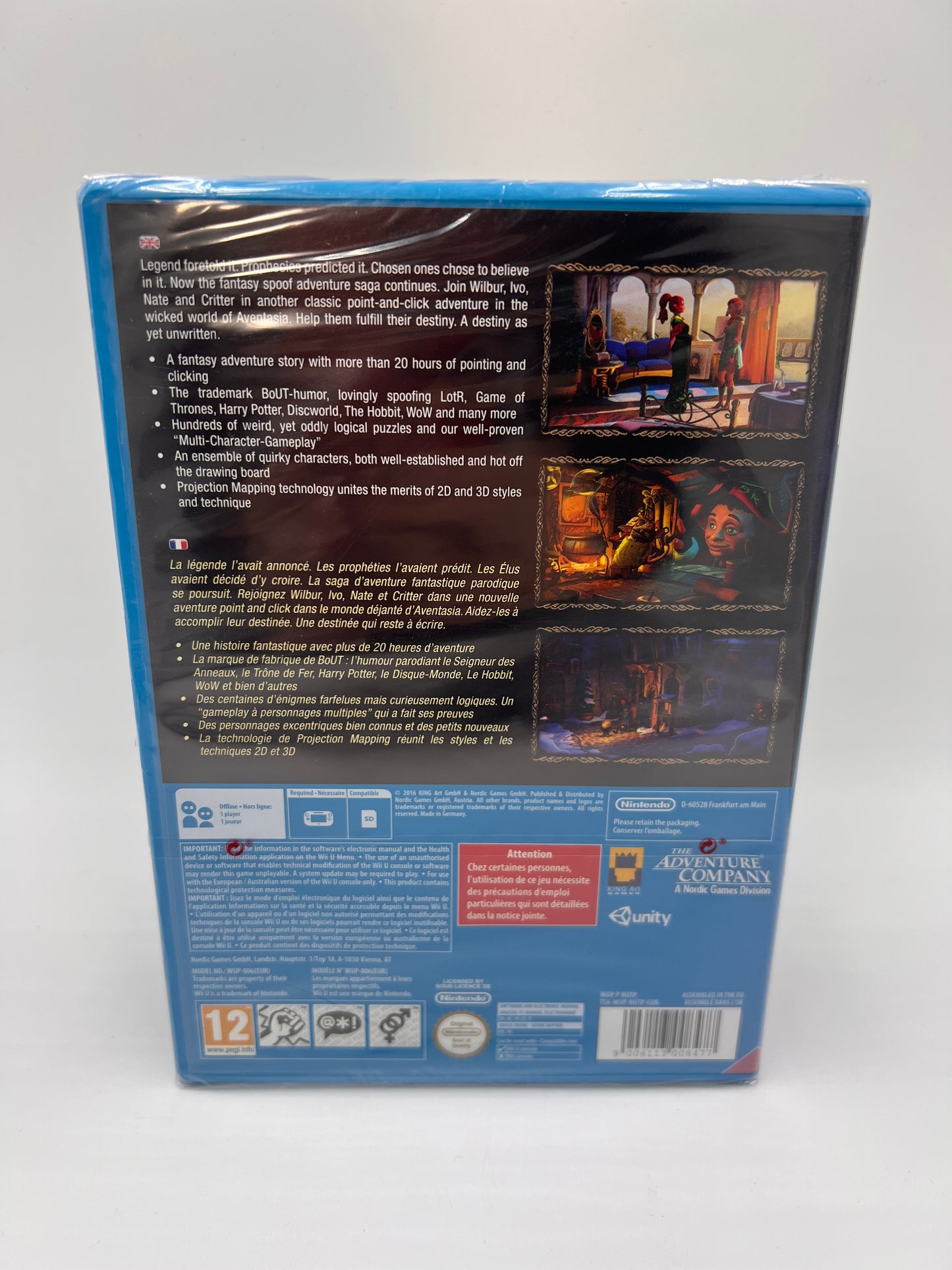 Nintendo Wii U Unwritten Tales 2 NEW