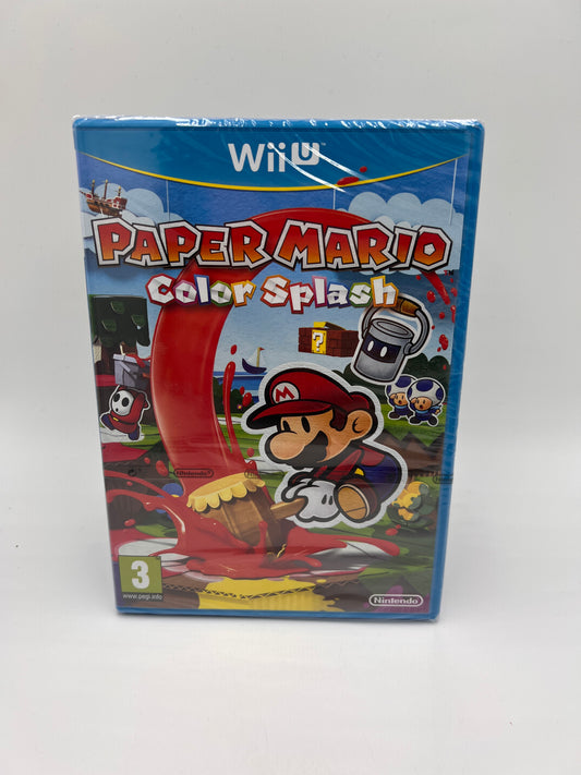 Nintendo Wii U Paper Mario Color Splash NEW
