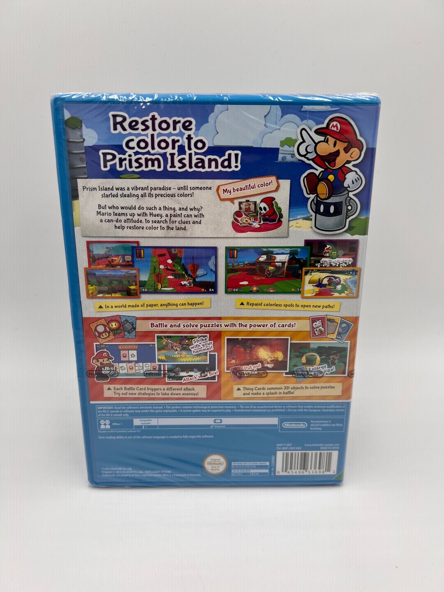 Nintendo Wii U Paper Mario Color Splash NEW