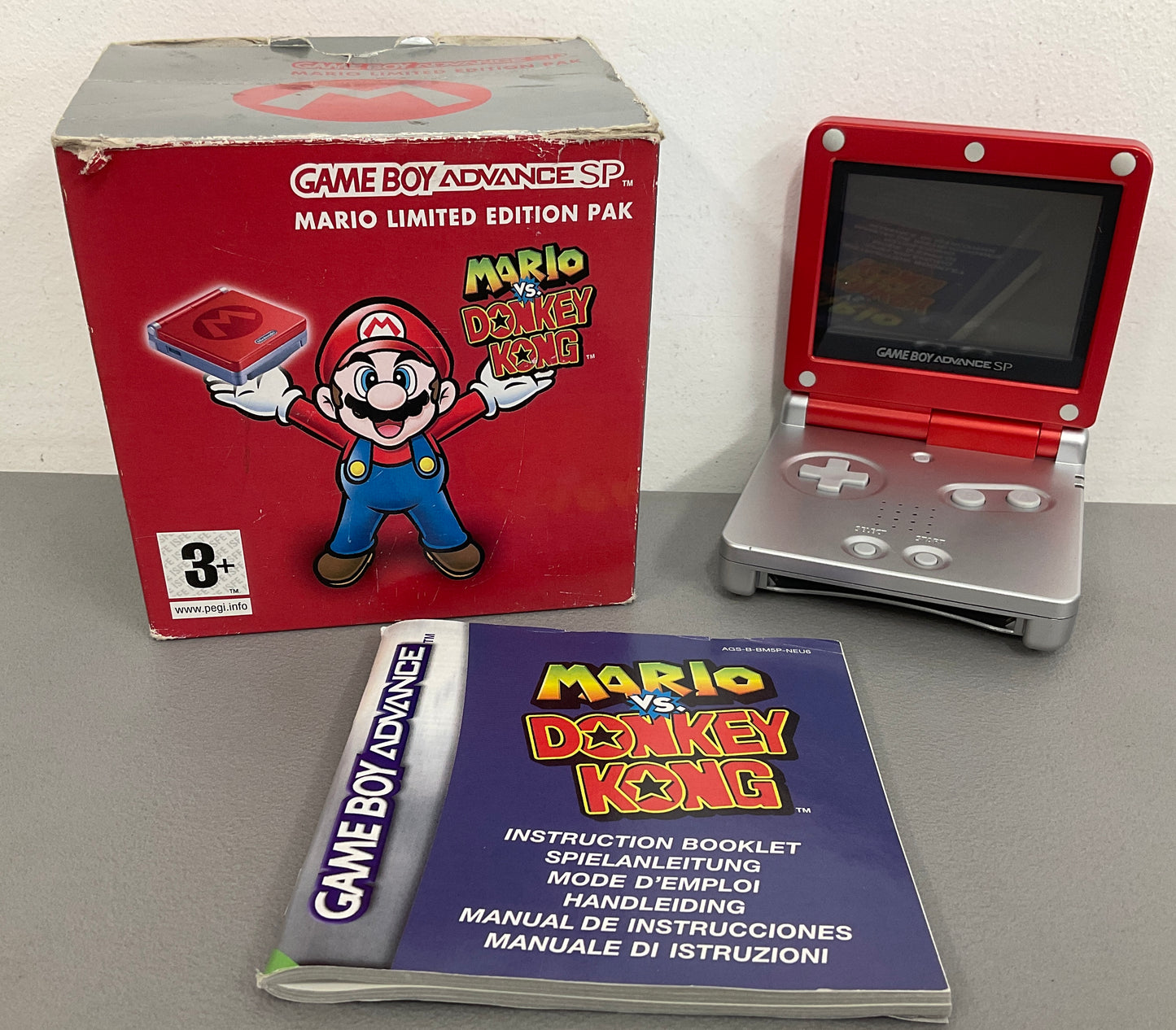 Nintendo Gameboy SP Mario Edition