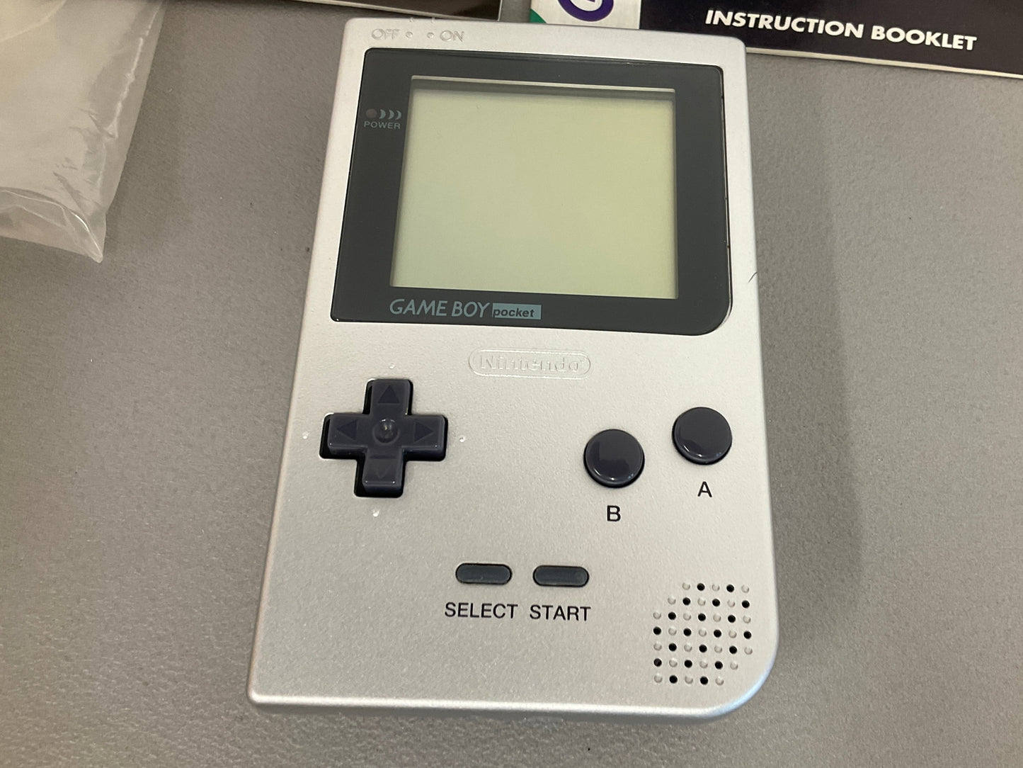 Nintendo Gameboy Pocket Silver Tetris Edition