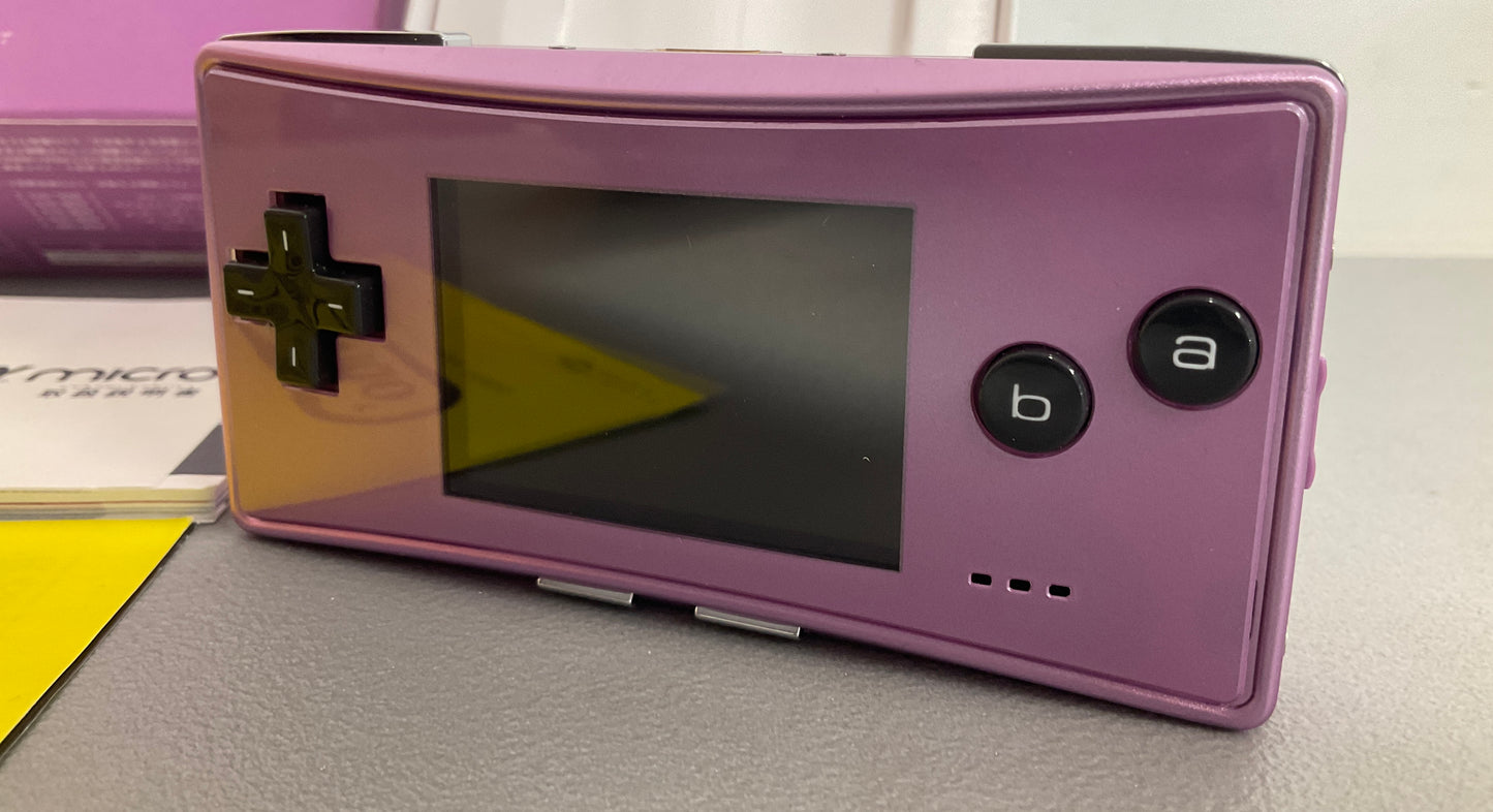 Nintendo Gameboy Micro Purple Boxed