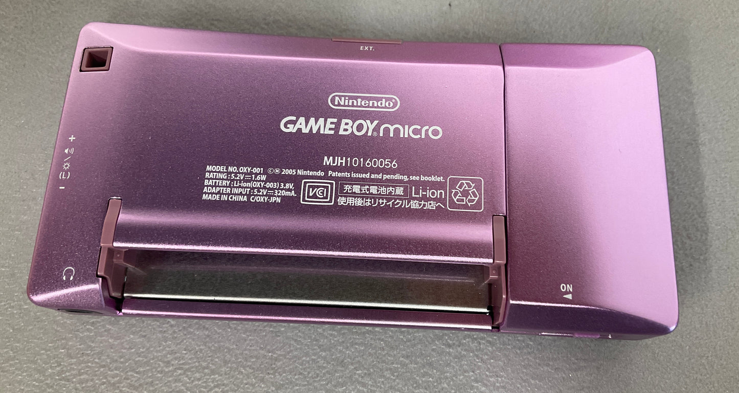 Nintendo Gameboy Micro Purple Boxed