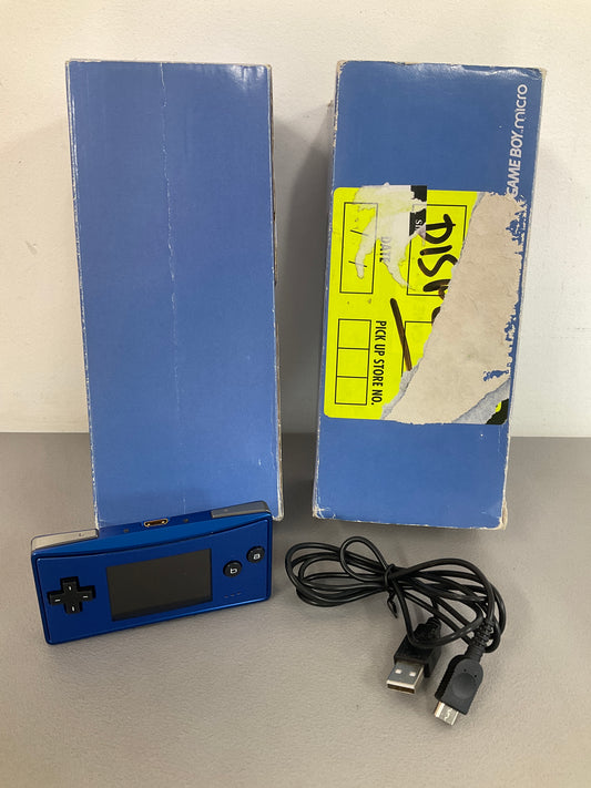 Nintendo Gameboy Micro Blue Console