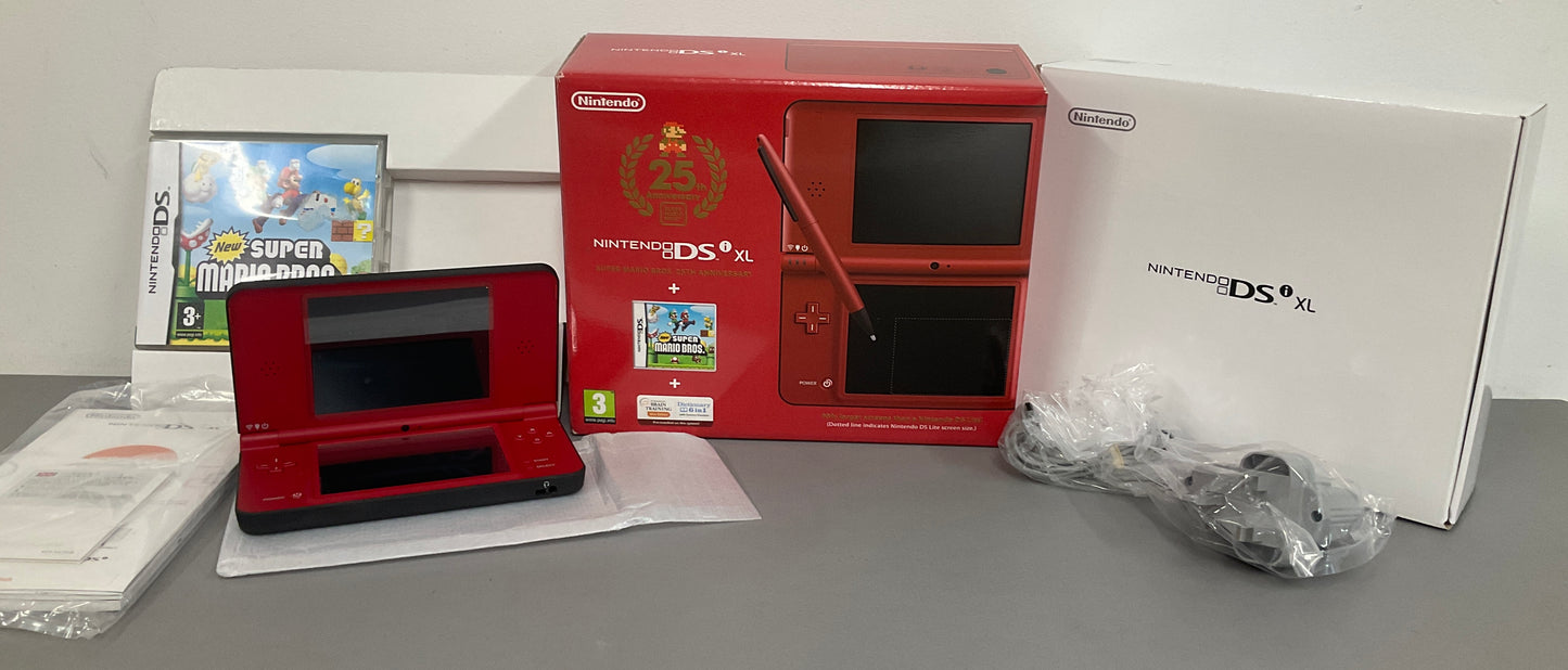 Nintendo Dsi XL Red 25th Mario Edition
