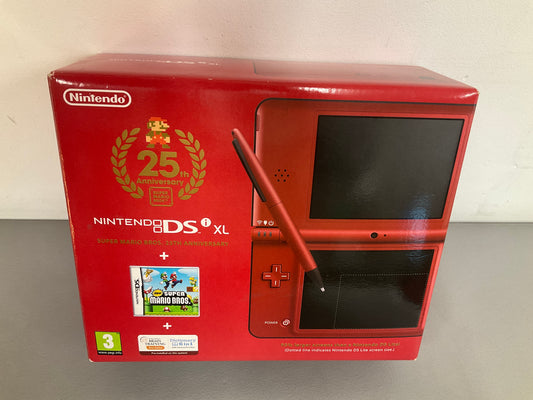 Nintendo Dsi XL Red 25th Mario Edition