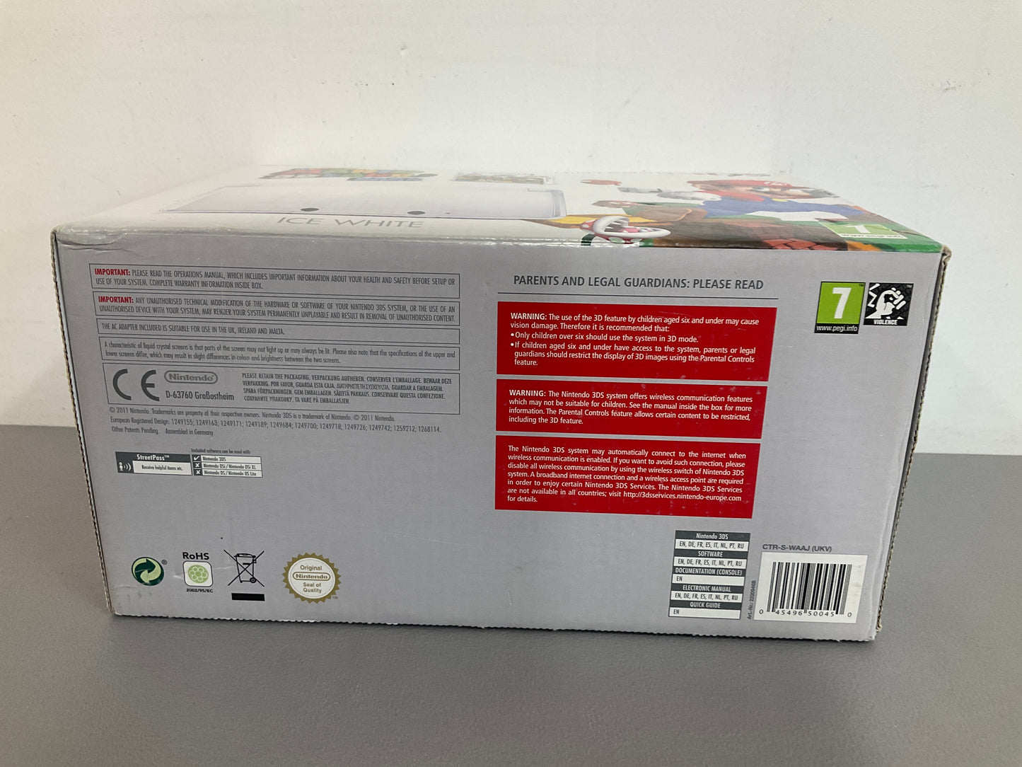Nintendo 3DS White Mario Land Edition