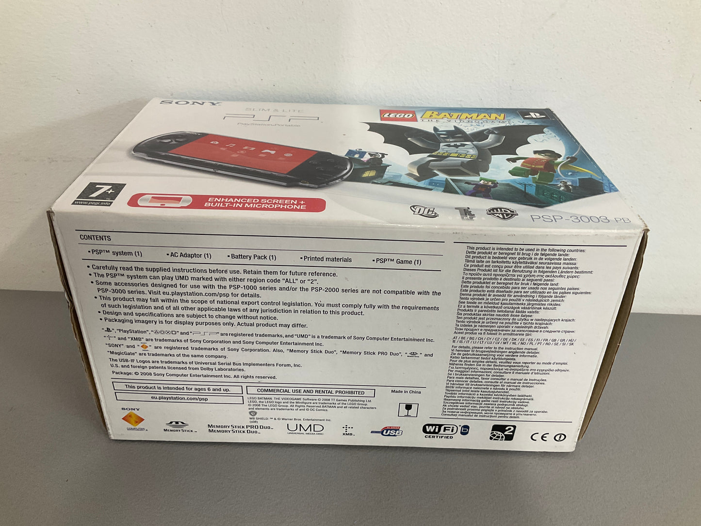 Sony PsP Slim Lego Batman Edition Console