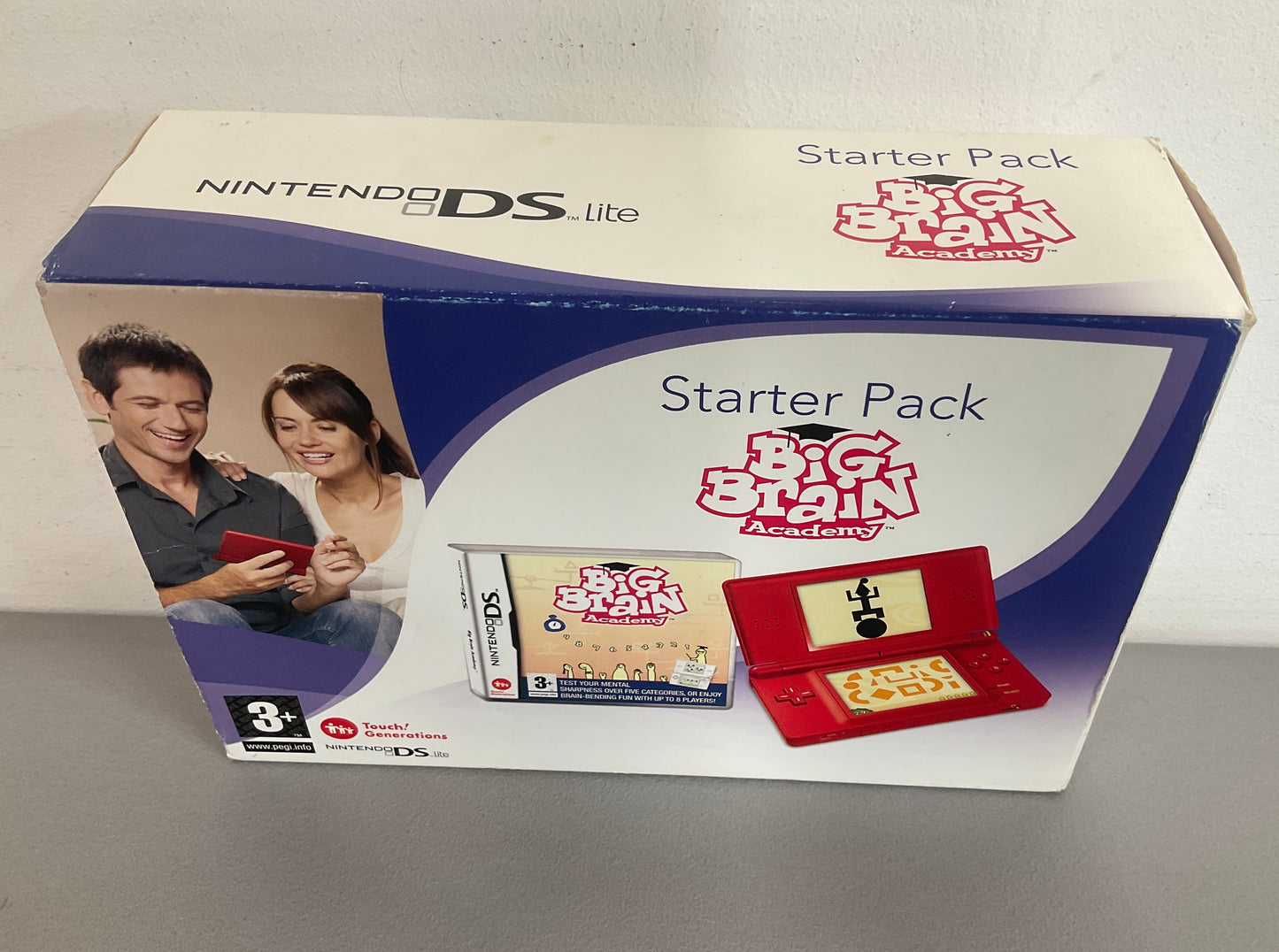 Nintendo Ds Lite Red Big Brain Pak