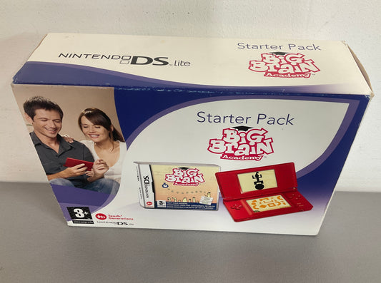 Nintendo Ds Lite Red Big Brain Pak