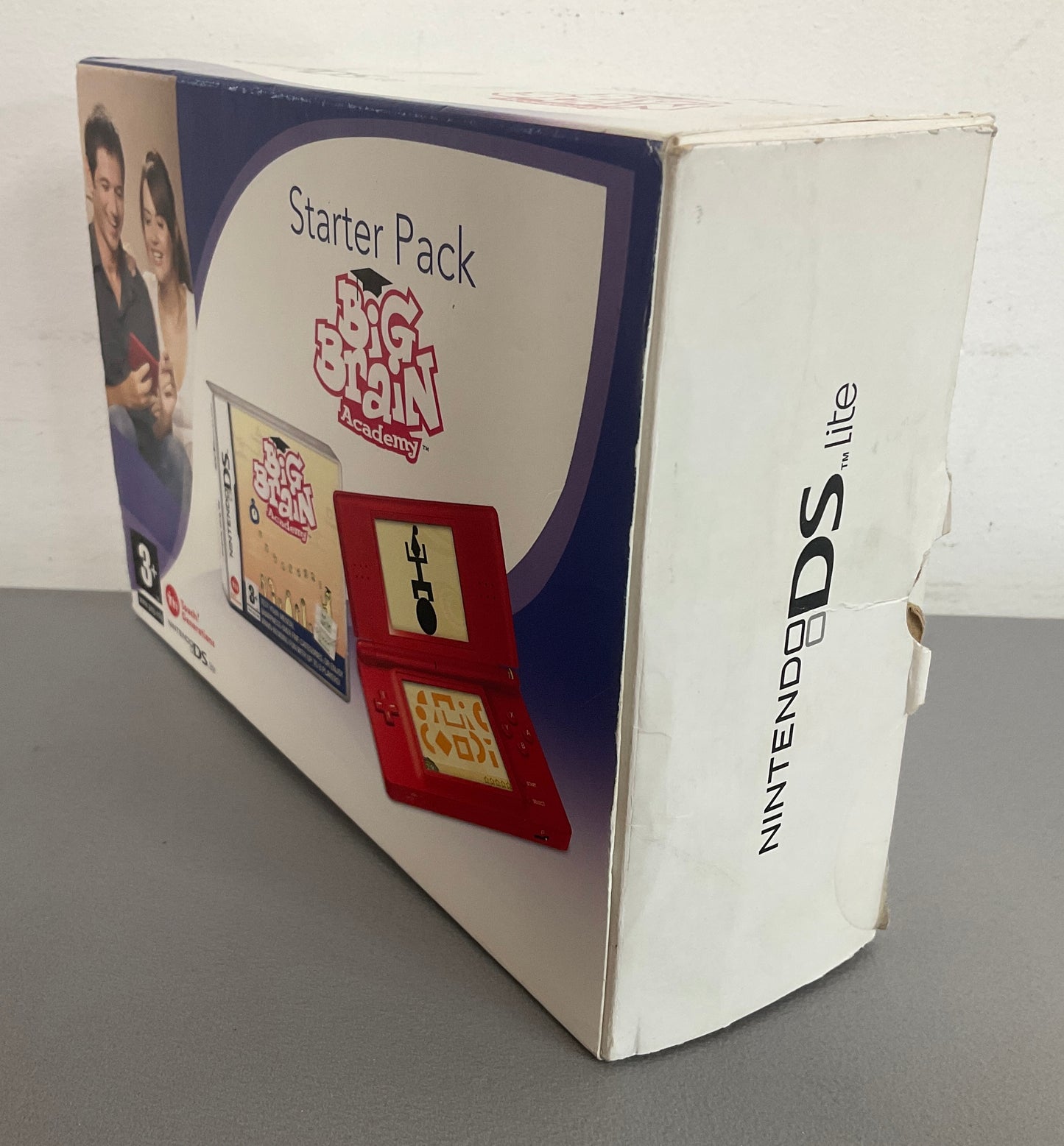 Nintendo Ds Lite Red Big Brain Pak