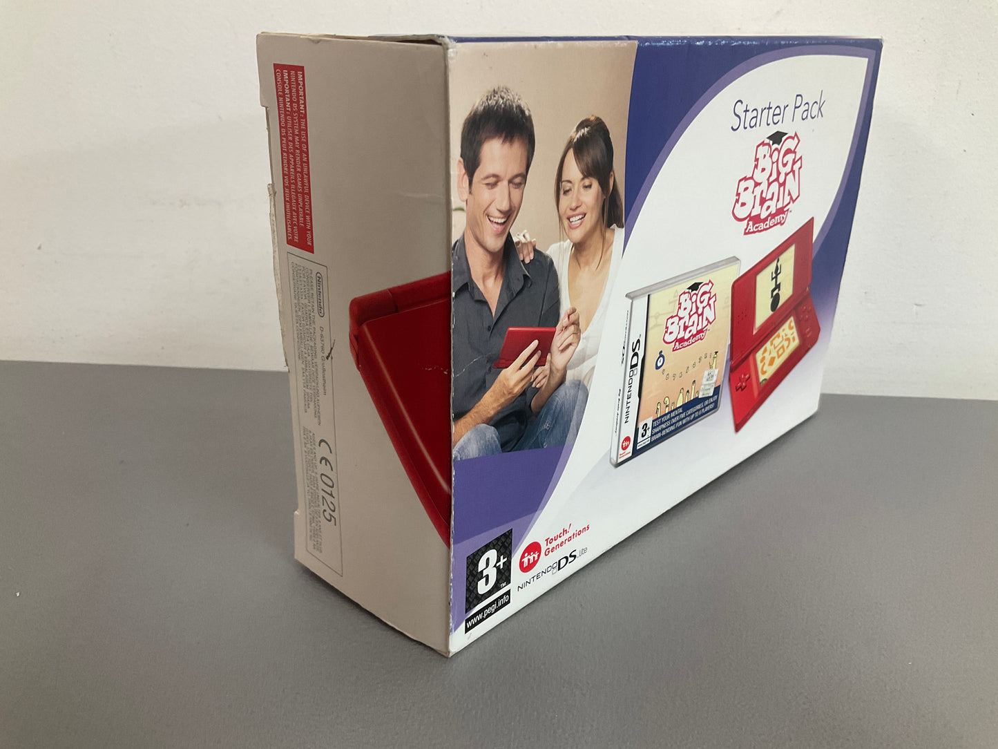 Nintendo Ds Lite Red Big Brain Pak