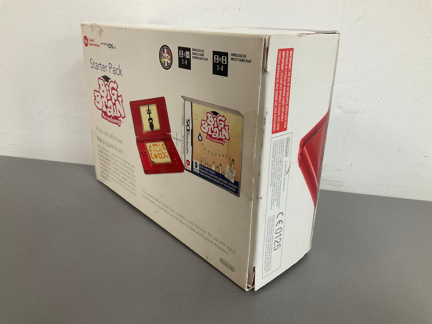 Nintendo Ds Lite Red Big Brain Pak