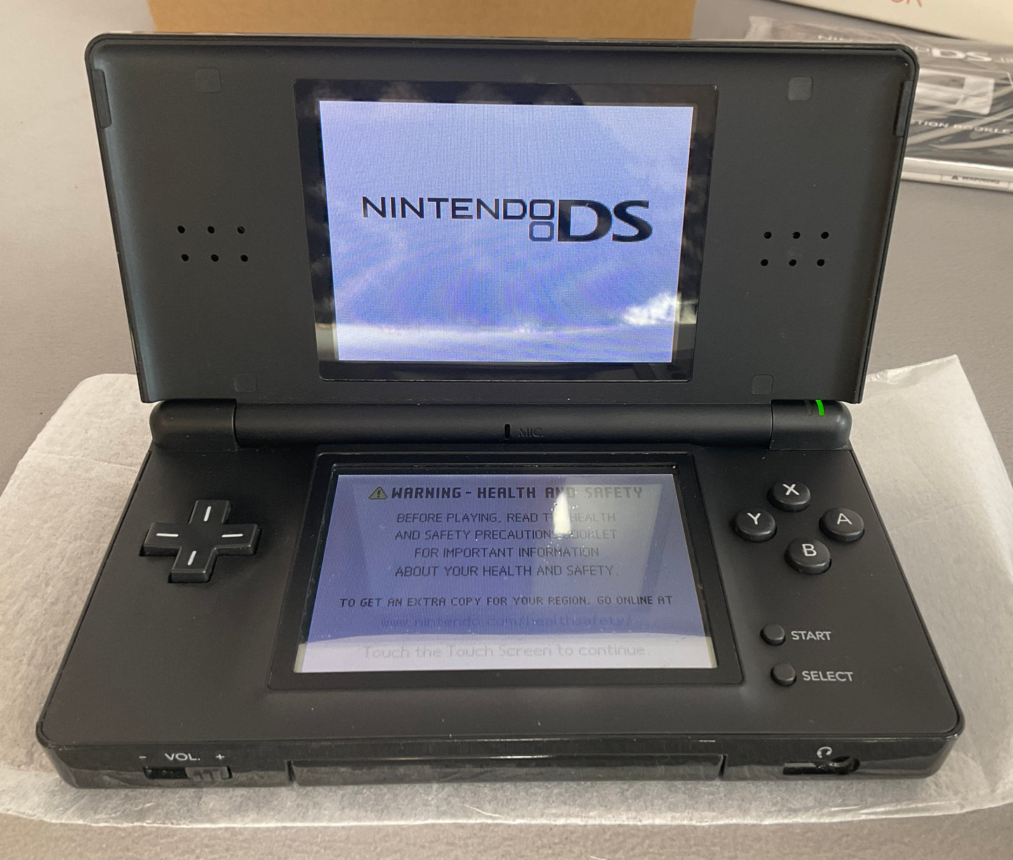 Nintendo Ds Lite Black Brain Training Pak