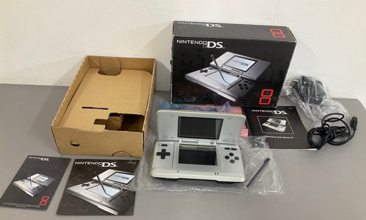 Orginal Nintendo Ds Silver Console Boxed