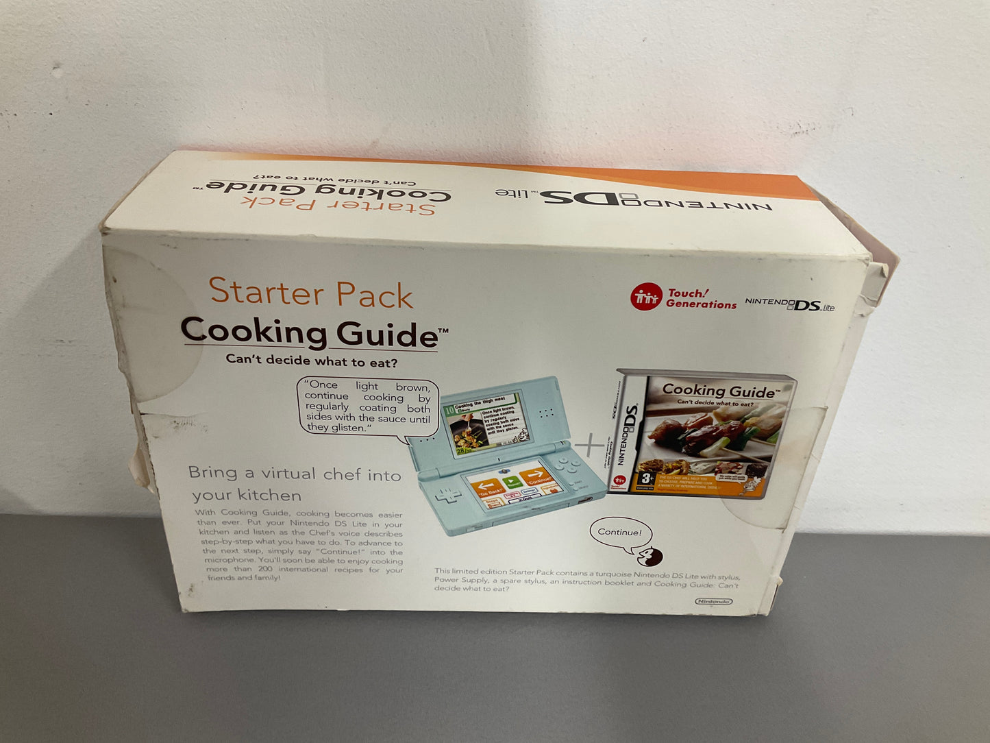 Nintendo Ds Lite Turquoise Cooking Pak