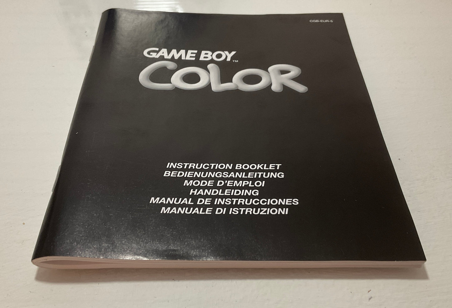 Nintendo Gameboy Color Purple Clear